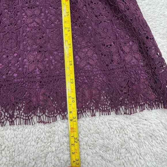 Free People Honey Honey Lace LS Mini Dress Women's Side Zip, Size 2 NWOT - Picture 8 of 9